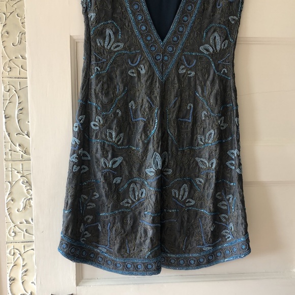 Rachael embroidered low back mini dress - Picture 8 of 10